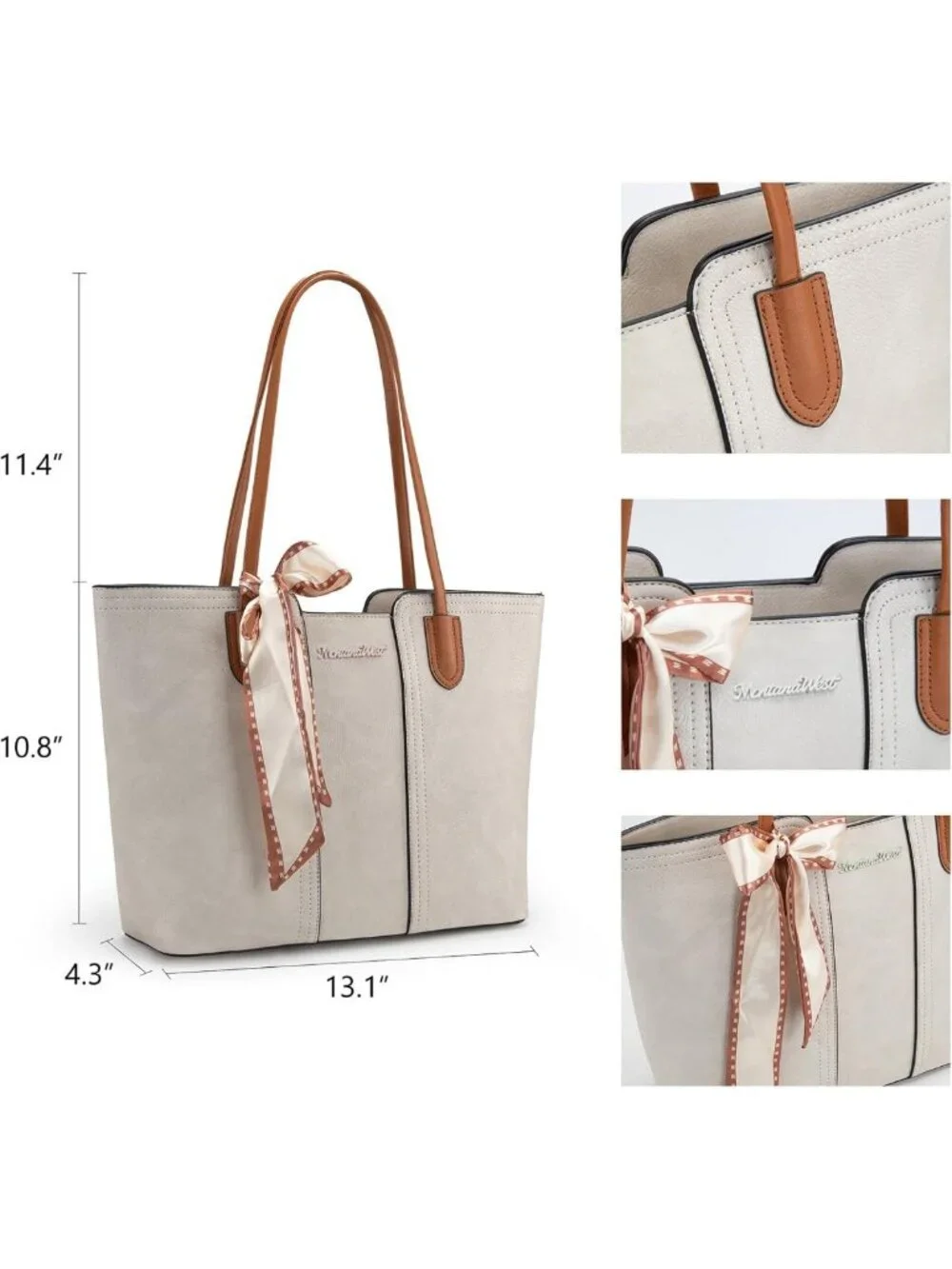 Stylish Women's Tote Bag - Chic Top Handle Satchel Purse for Everyday Use